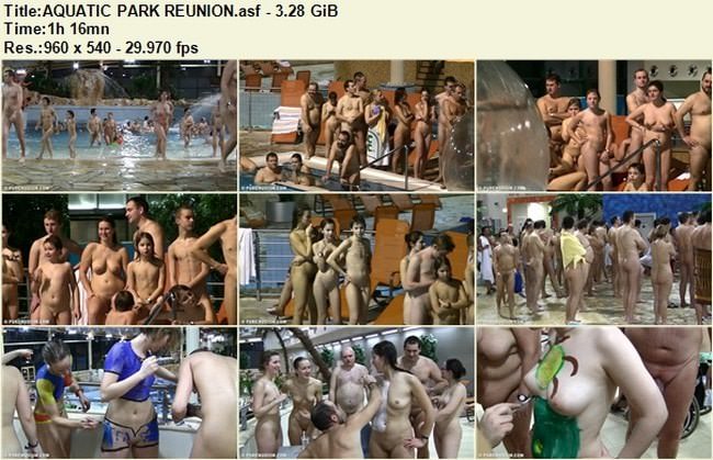 European naturism video - Aquatic park reunion [NudistWorld]