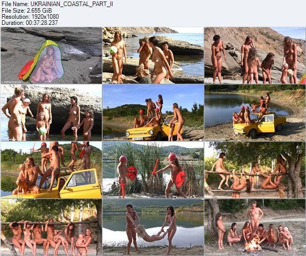 Ukrainian coastal video nudism [NudistWorld]