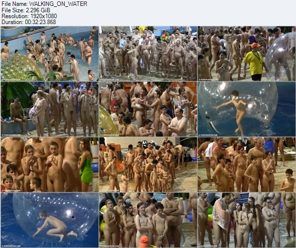 Walking on water - nudists center 2.29 Gb video [NudistWorld]