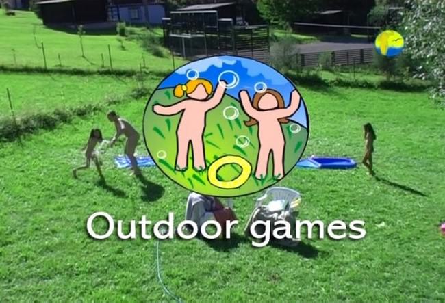 Naturism video - Outdoor games [NudistWorld]