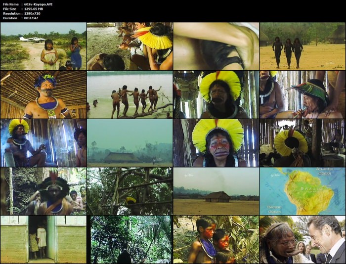 Kayapo  - native Indians Brazil in the states of Mato Grosso and Para Documentary naturism [NudistWorld]